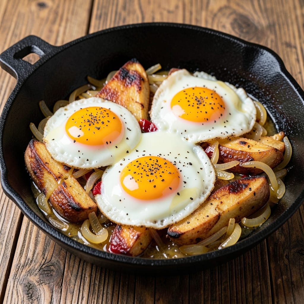 2 Potatoes and 1 Egg Recipe: One-Pan Scrambled Hash with Crispy Edges