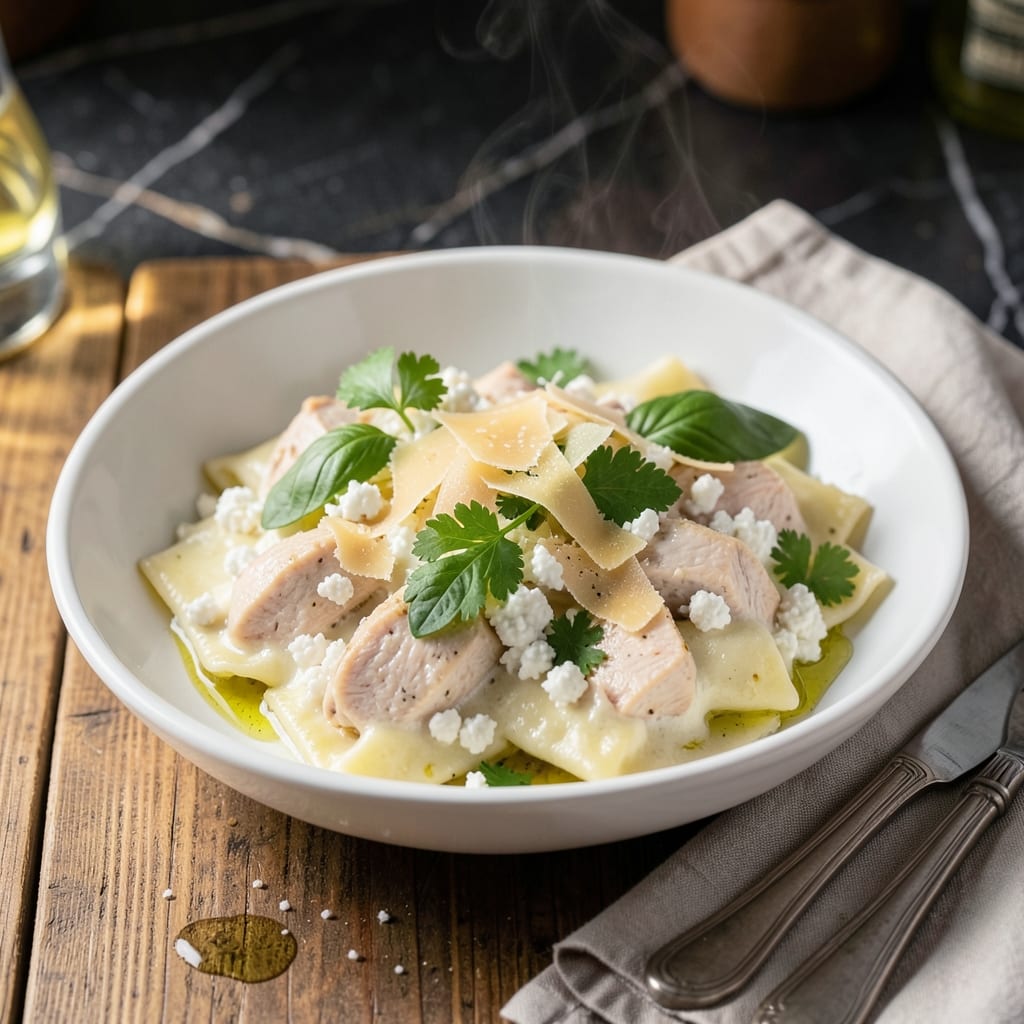 Chicken Ravioli Filling Recipe: Rich Herbed Cheese Blend for Homemade Pasta
