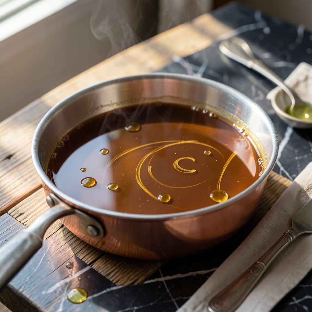 German Glace Recipe: Rich Syrup for Pastry Glazing