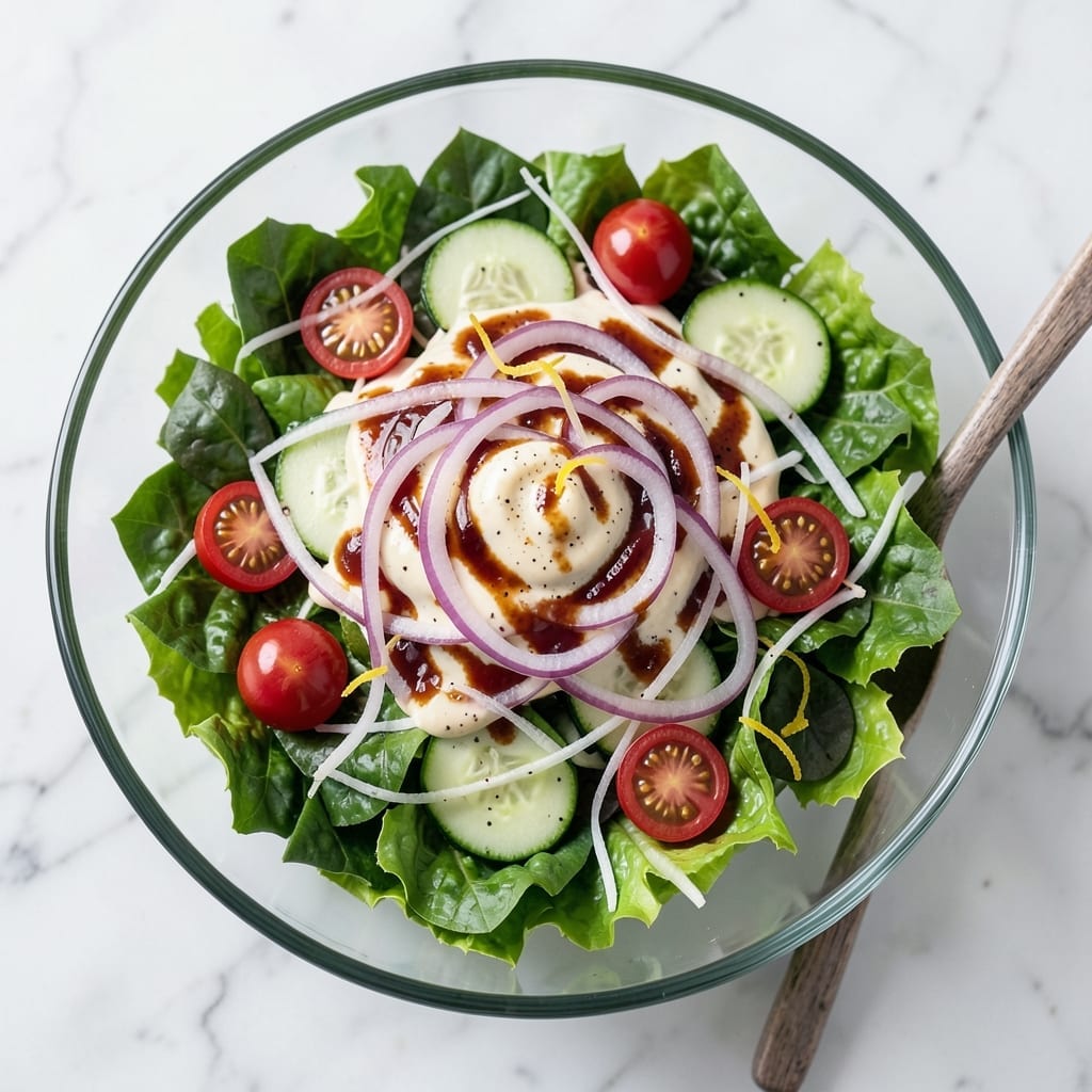 1000 Island Dressing Salad Recipe: Tangy Mayo and Herb-Packed Layers