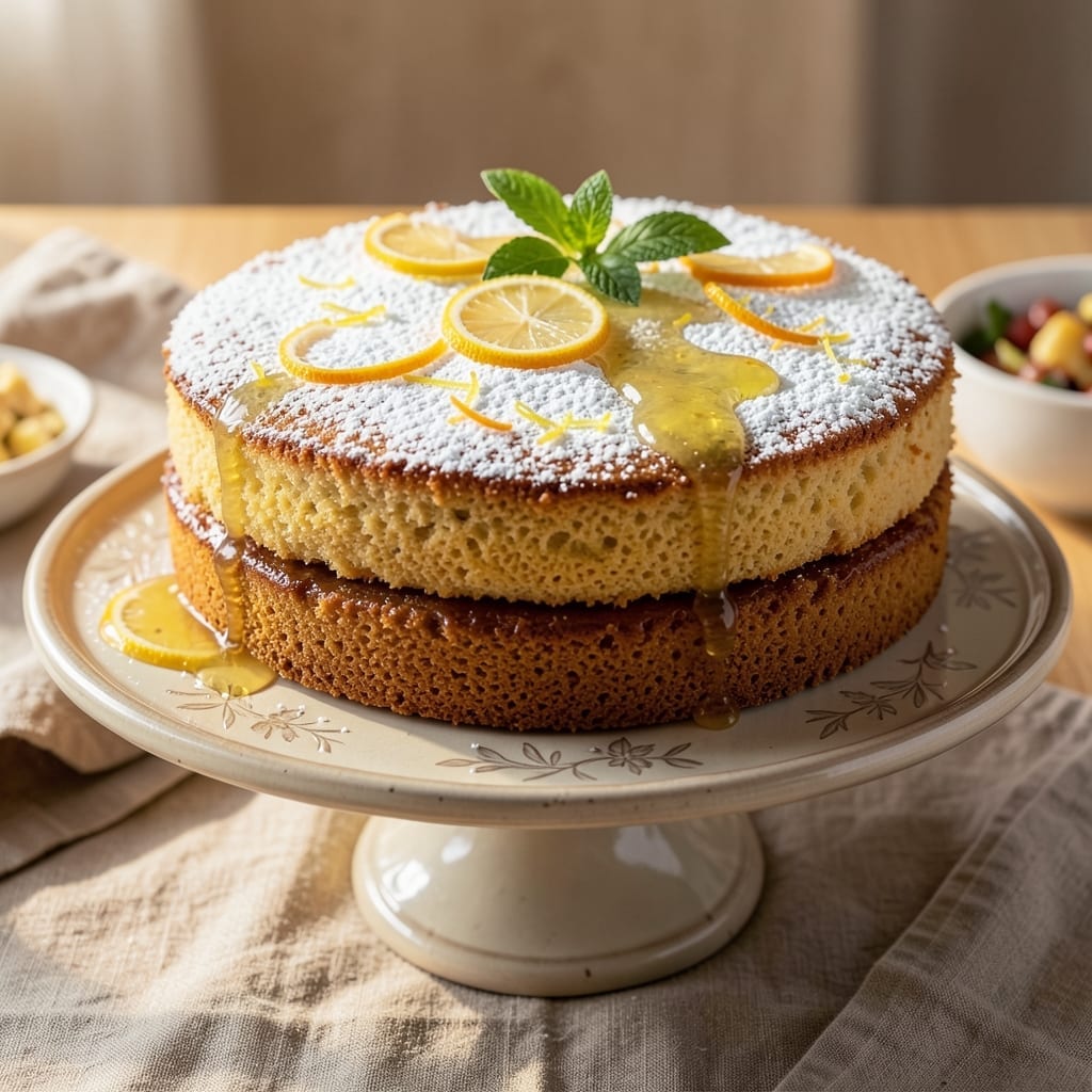 2 Egg Oil Cake Recipe: Ultra Moist Bites With Citrus Zest Twist