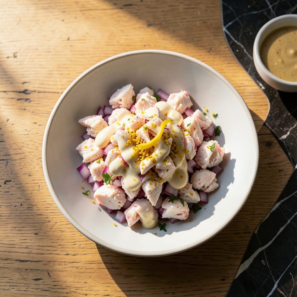 Crab Salad Recipe No Celery: Fresh Lump Meat With Lemon Zing