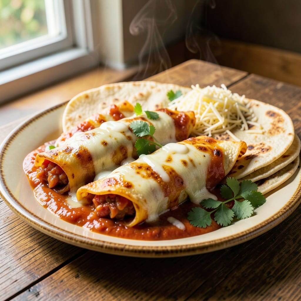 3 Cheese Enchiladas Recipe: Triple-Melty Layers in One Bake