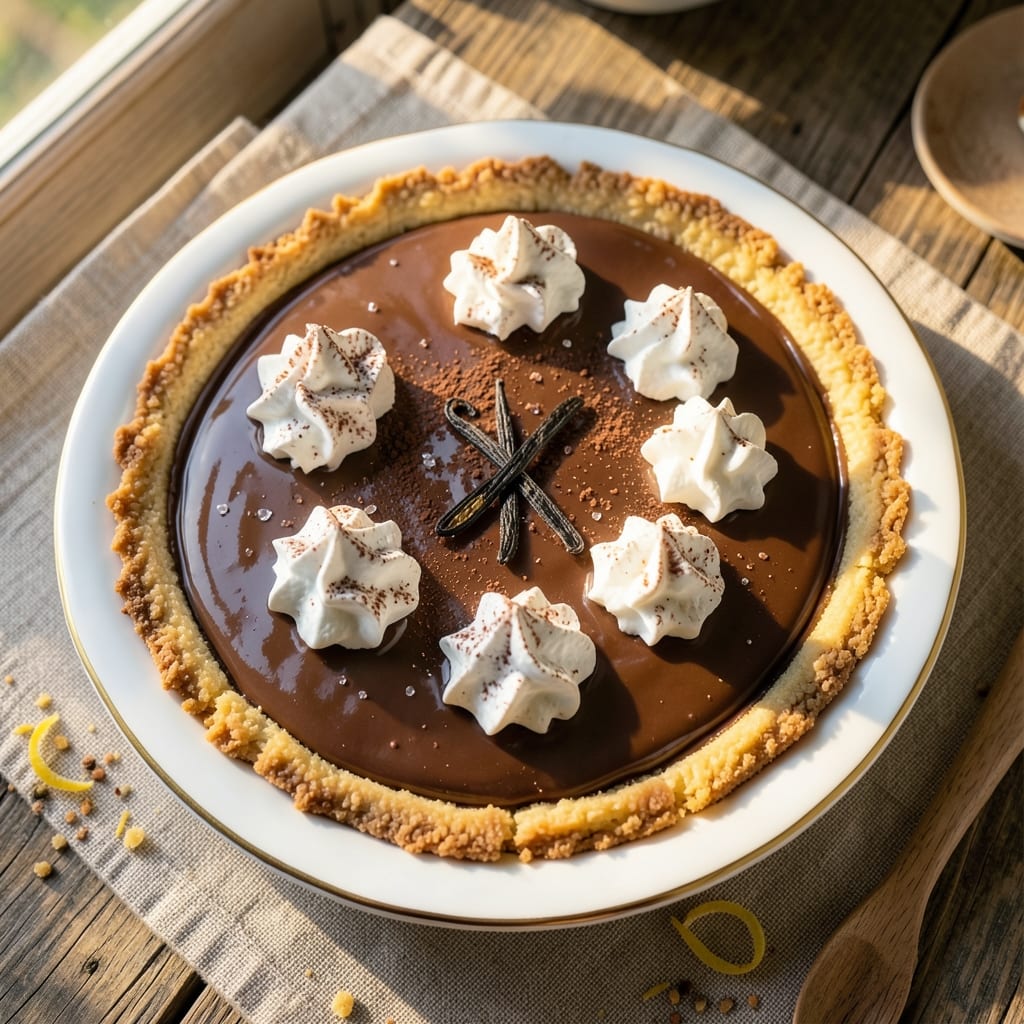 2-Ingredient Chocolate Pie Recipe: Silky Smooth Center in 15 Minutes