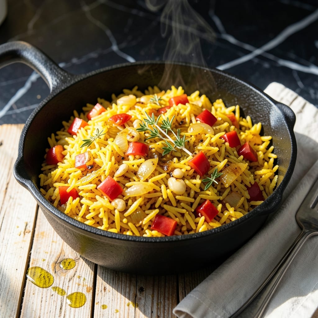 Caribbean Yellow Rice Recipe: Turmeric-Infused Island Flavor