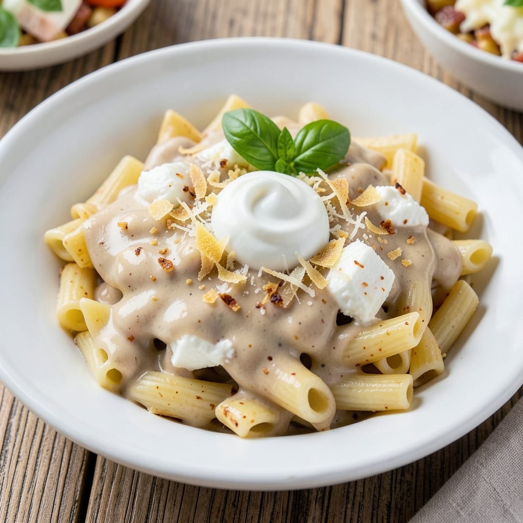 3 Cheese Cavatappi Recipe: Al Dente Pasta With Melty Triple Cheese Hug