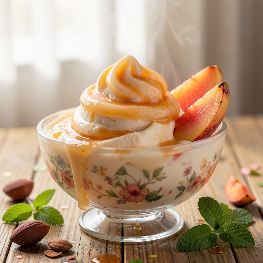 2 Quart Peach Ice Cream Recipe: Ultra Creamy With Stone Fruit Intensity