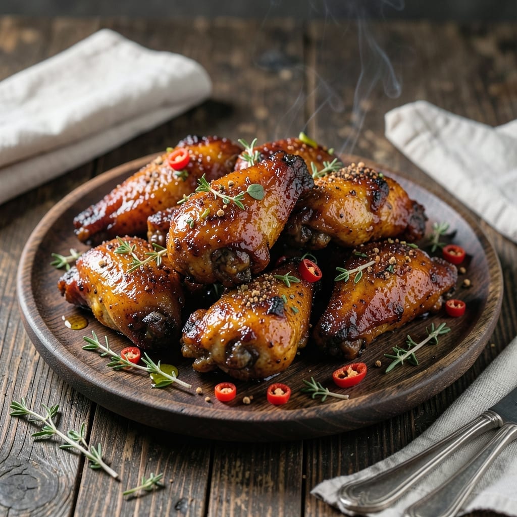 Recipe for Caribbean Jerk Chicken Wings: Smoky Spice and Charred Heat