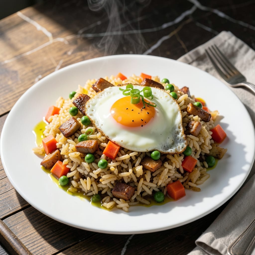 Salted Fish Fried Rice Recipe: Cantonese-Style Wok Tossed Savory Bites