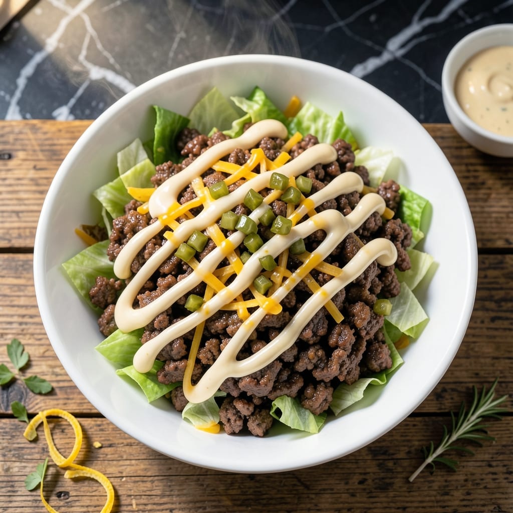 Optavia Big Mac Bowl Recipe: Better Than Fast Food at Home