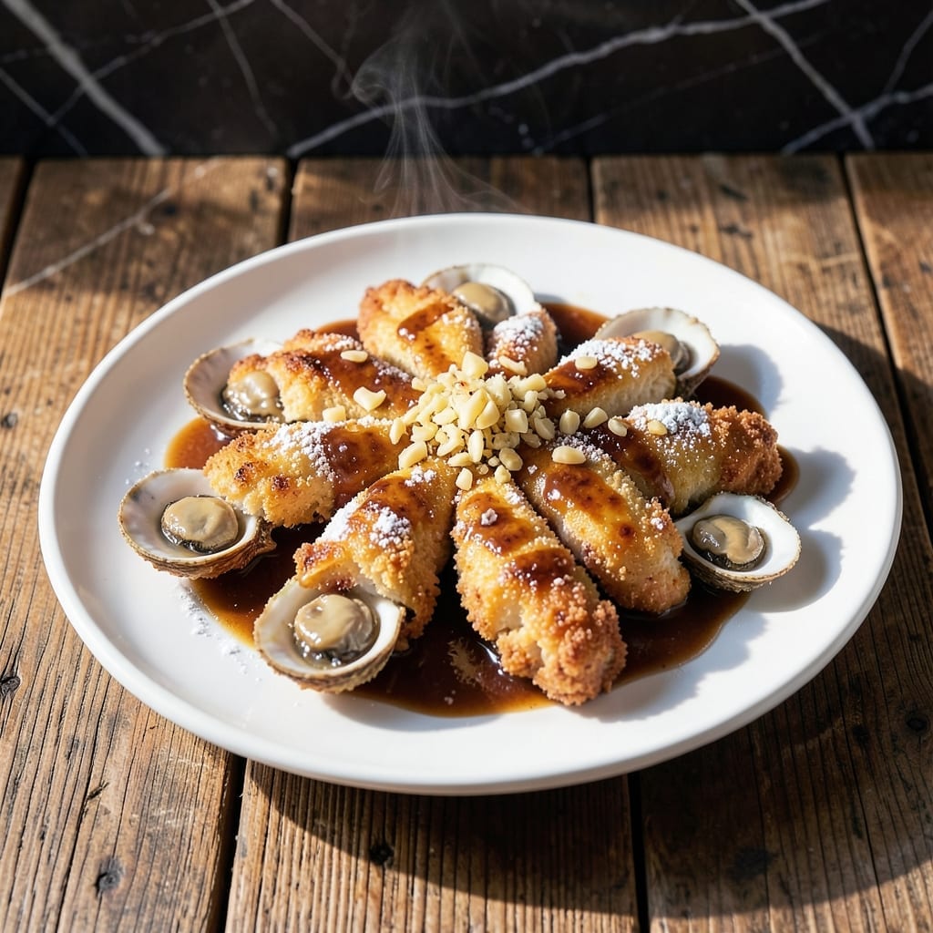 Oyster Chicken Recipe: Crispy Coated Bites With Umami Richness