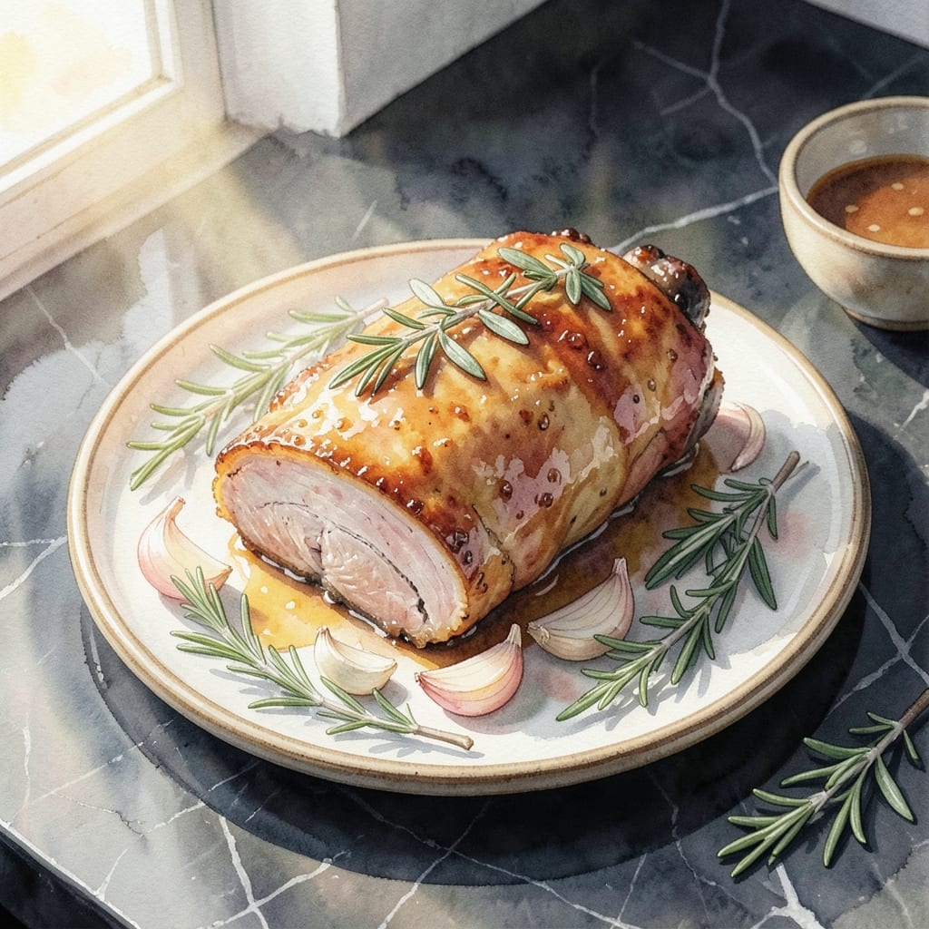 Slow Cooked Pork Roast Recipe in Oven: Herb-Infused and Fall-Off-The-Bone Tender