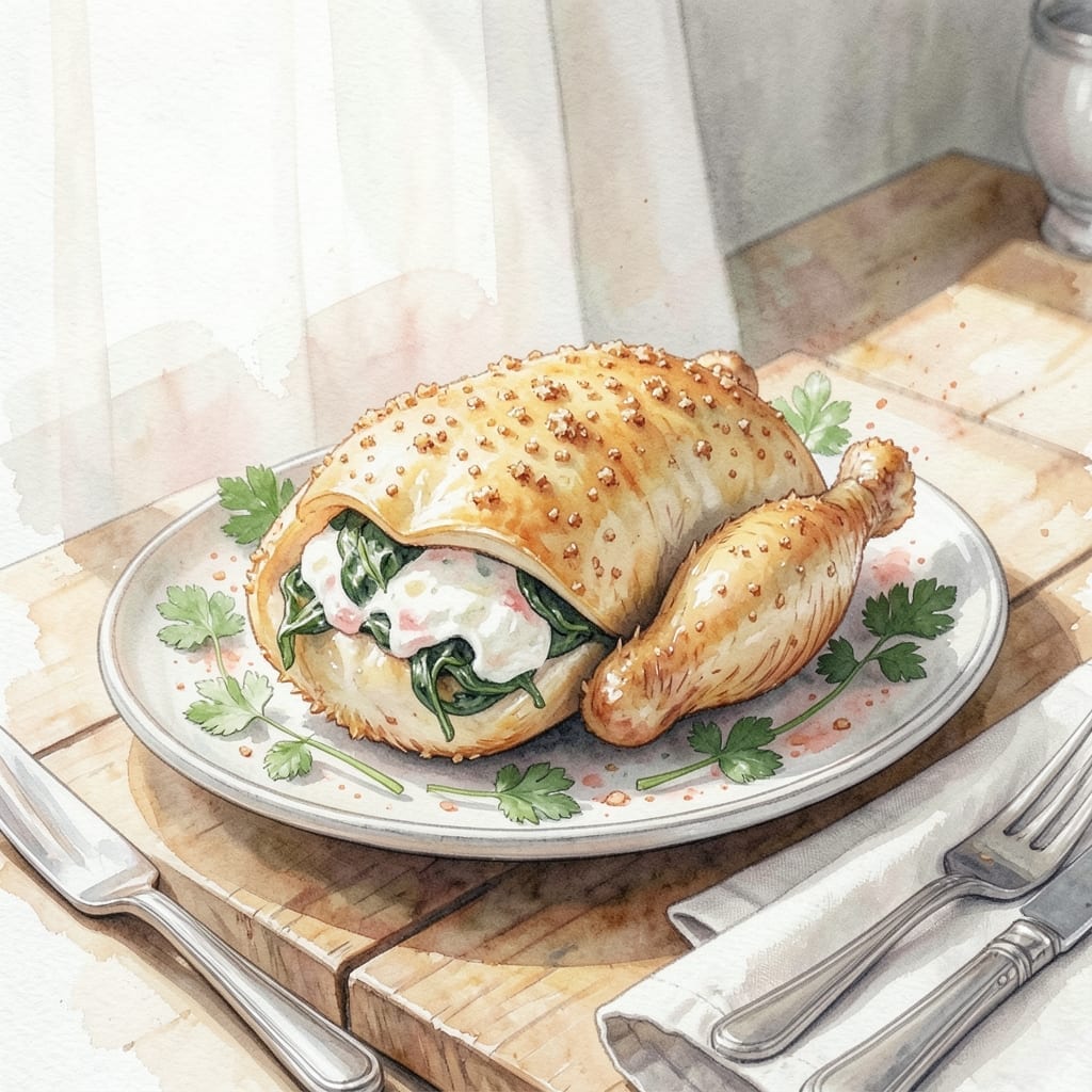 Recipe For Stuffed Chicken Breast With Stuffing: Herb-Infused Center With Golden Crust