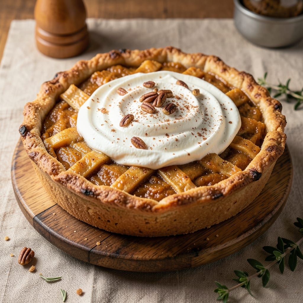 10-Inch Deep Dish Pumpkin Pie Recipe: Spiced Crust and Silky Filling Balance