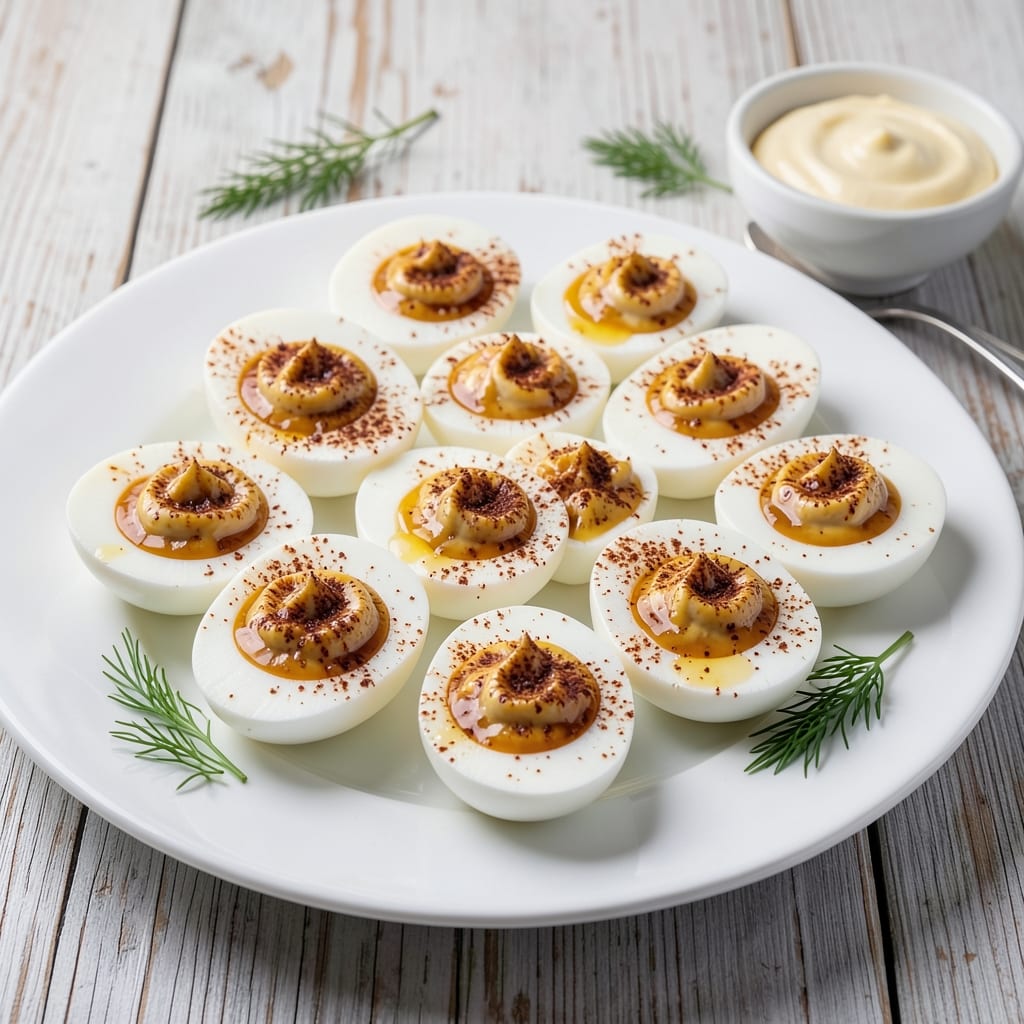 18-Count Deviled Eggs Recipe: Perfectly Balanced Yolk and Creamy Filling