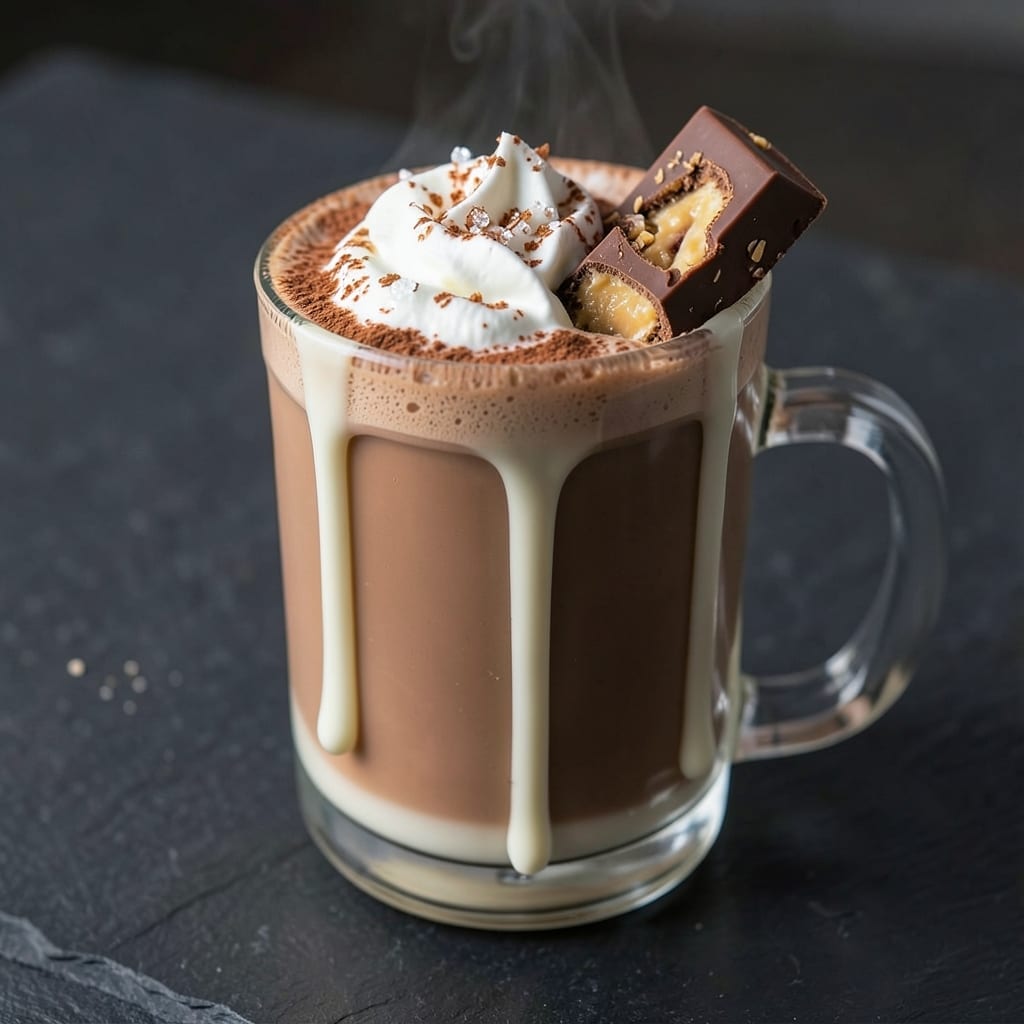 3 Musketeers Hot Chocolate Recipe: Crispy Fondant Crowns Over Silky Fudgy Core