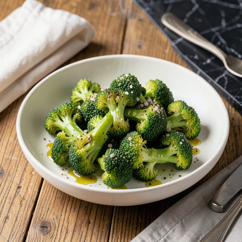 Steamed Frozen Broccoli Recipe: Bright Green Crisp-Tender Bites