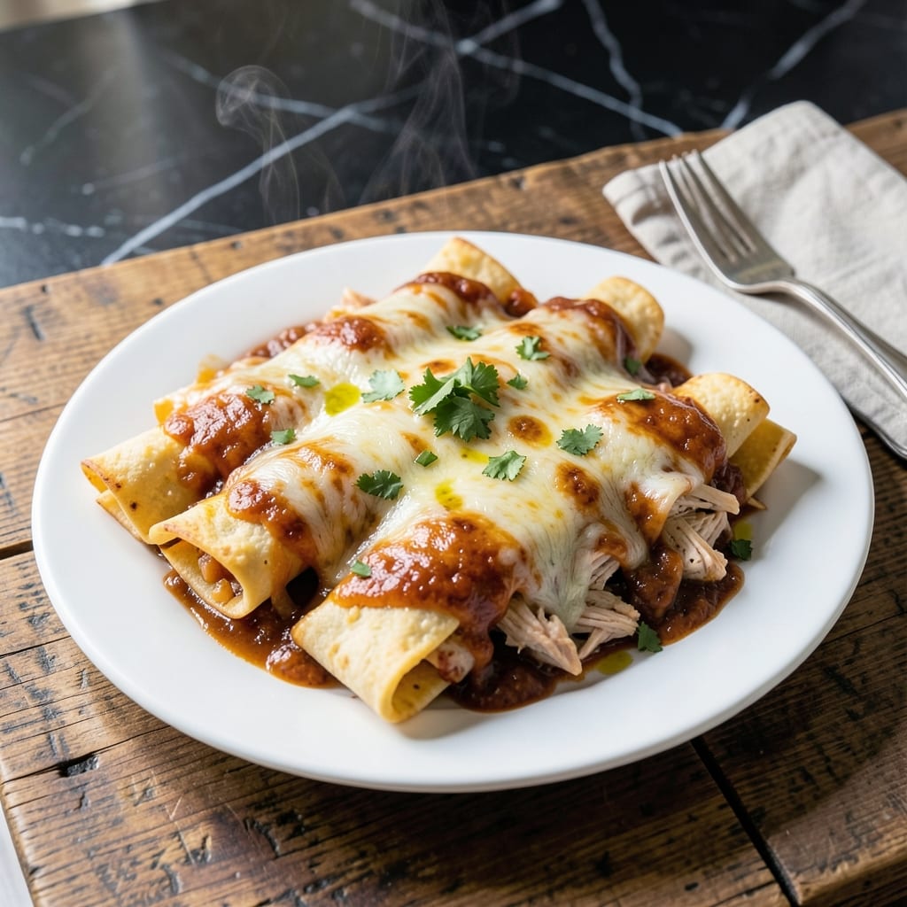 Chicken Enchiladas Recipe Natasha's Kitchen: Cheesy Layers With Homemade Sauce Chicken Enchiladas Recipe Natasha's Kitchen: Cheesy Layers With Homemade Sauce
