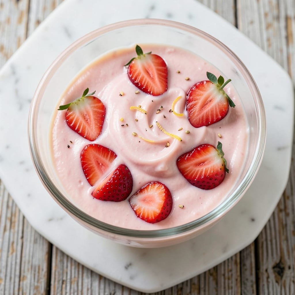 3-Ingredient Strawberry Ice Cream Recipe: Blended Fruit and Whipped Cream Magic