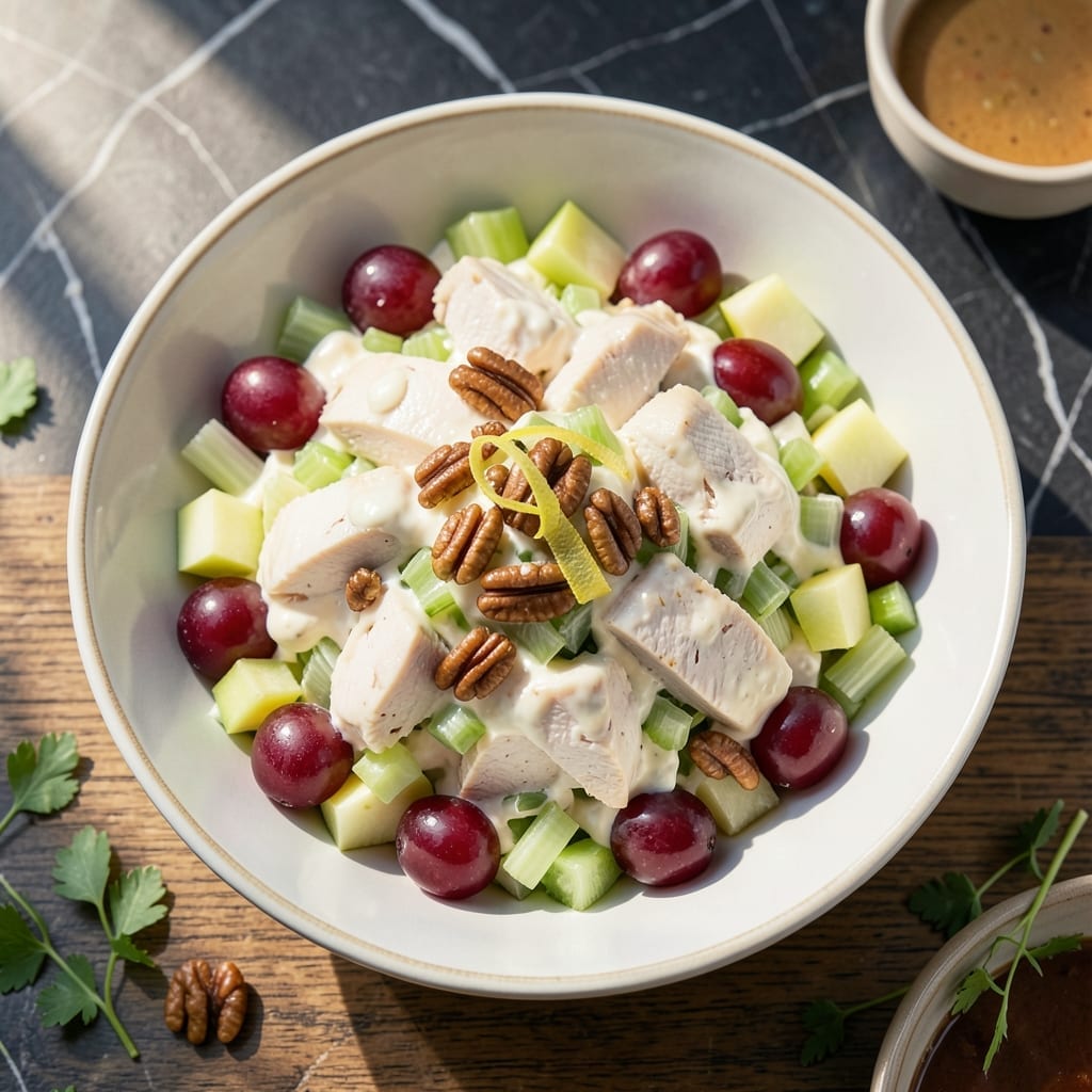 First Watch Chicken Salad Recipe: Copycat Creamy Crunch With Apples and Pecans First Watch Chicken Salad Recipe: Copycat Creamy Crunch With Apples and Pecans