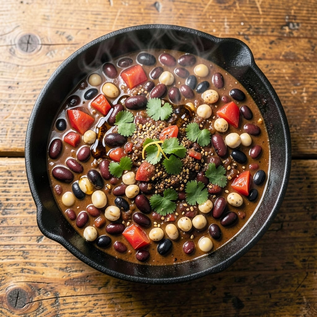 10 Bean Chili Recipe: Smoky-Spiced Depth in One-Pot Wonder