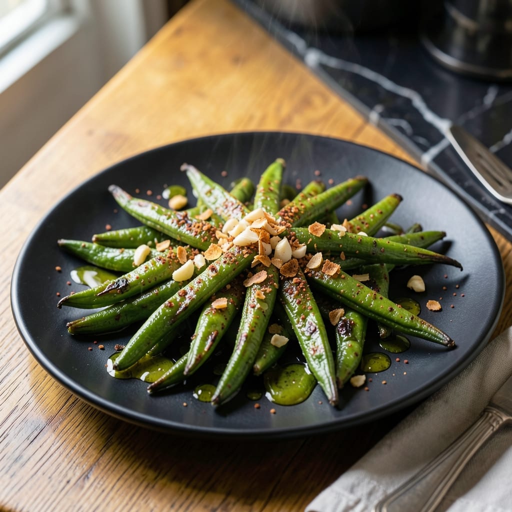 Razzoo's Green Beans Recipe: Cajun-Spiced Skillet Sides Razzoo's Green Beans Recipe: Cajun-Spiced Skillet Sides