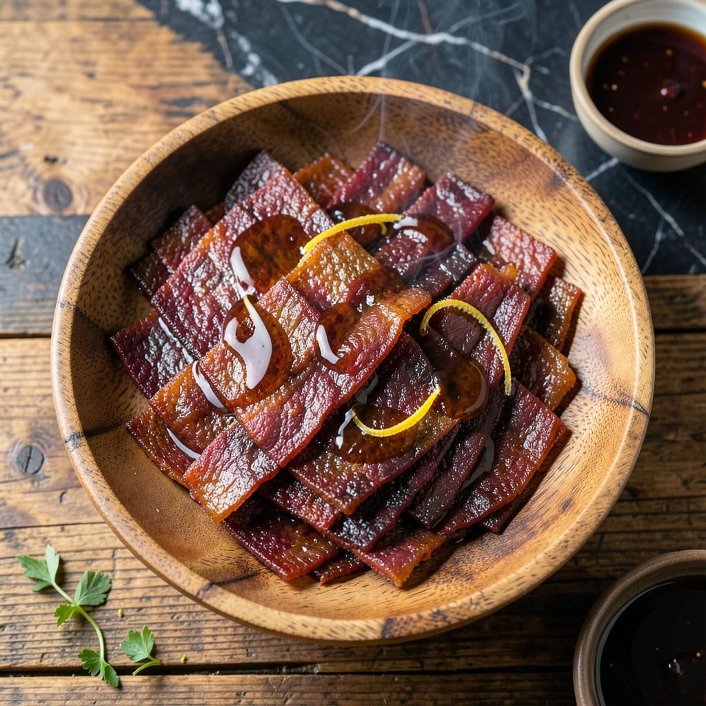 Cherry Maple Beef Jerky Recipe: Sweet and Smoky Dehydrated Delight