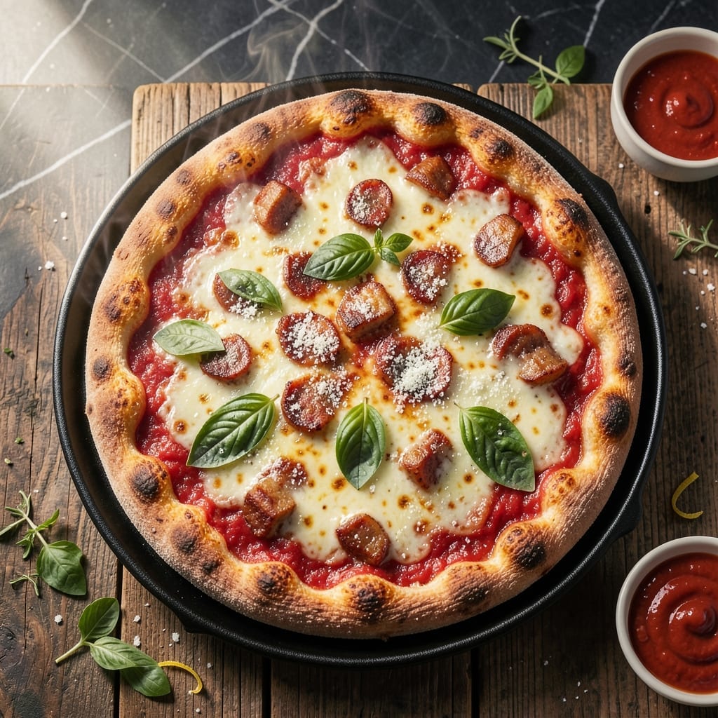 Recipe For Deep Dish Pizza: Chicago-Style Cheesy Indulgence