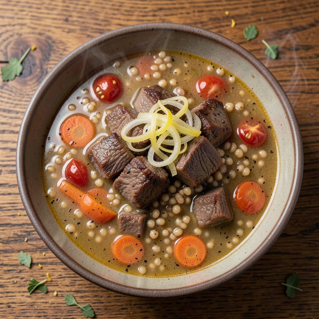 5 Star Beef Barley Soup Recipe: Deep Umami Richness in One Pot