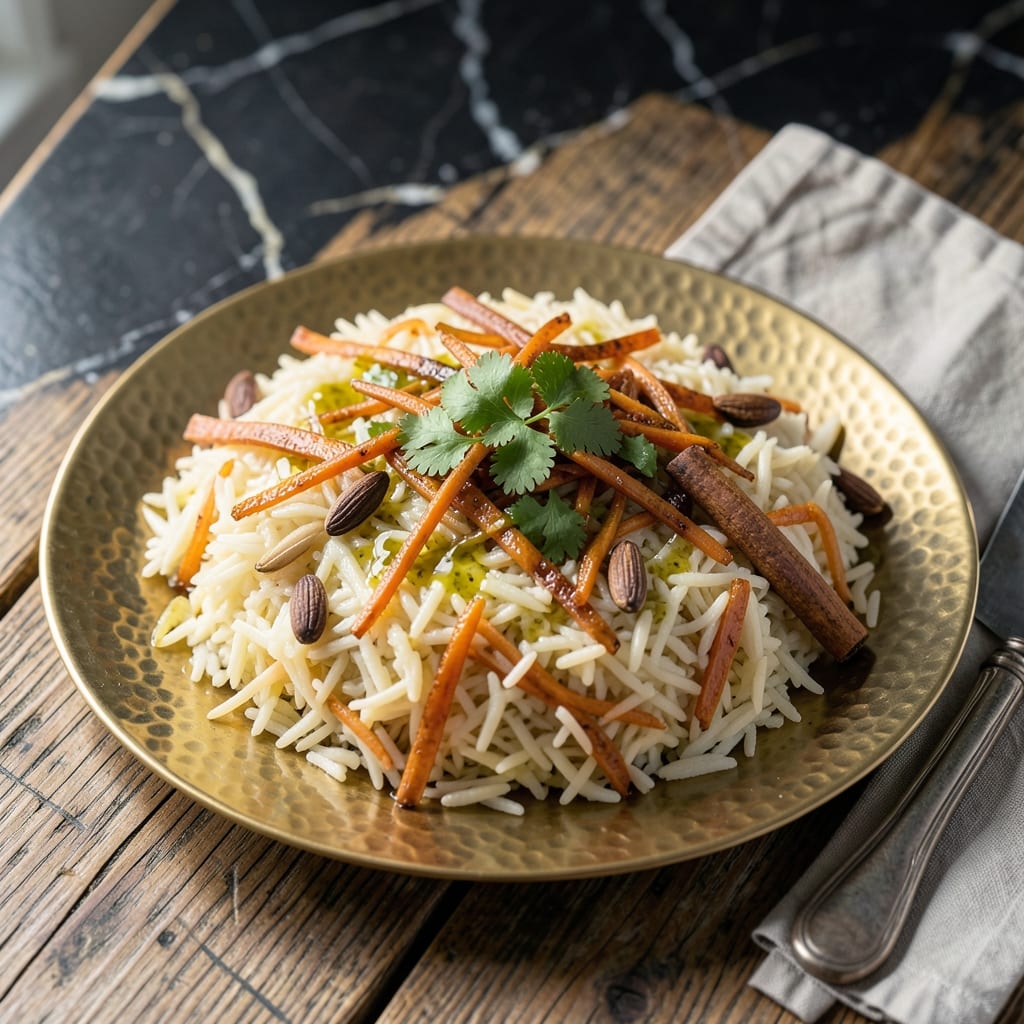 Afghani Rice Recipe: Fragrant Basmati With Caramelized Carrots