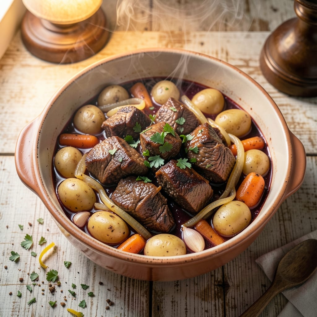 1950s Beef Stew Recipe: Old-Fashioned Richness Simmered Low and Slow