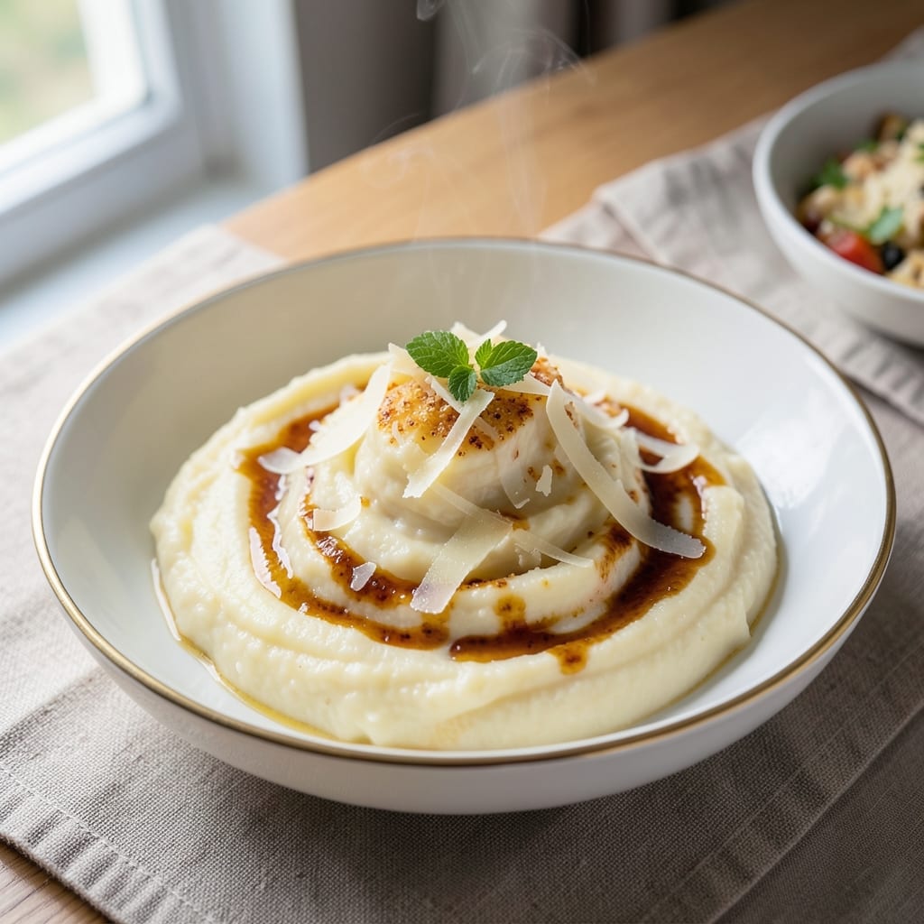 4 Cheese Mashed Potatoes Recipe: Ultra Creamy Layers With Sharp Cheddar Crunch