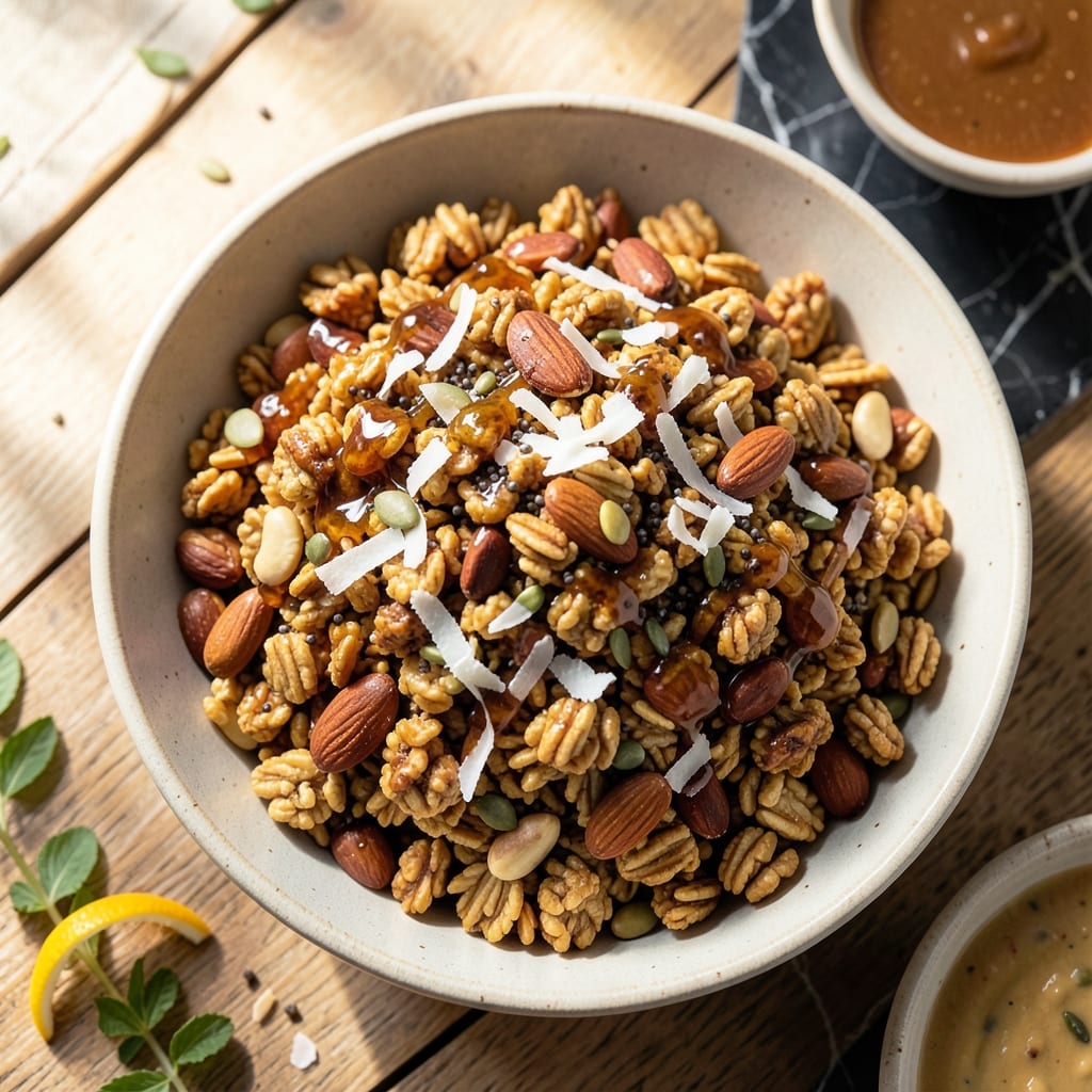Coconut Oil Granola Recipe: Toasted Clusters with Tropical Crunch Coconut Oil Granola Recipe: Toasted Clusters with Tropical Crunch