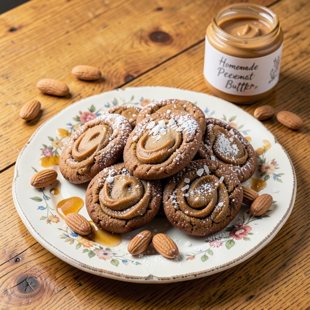 4 Recipe Peanut Butter Cookies: Crunchy Edges and Nutty Centers