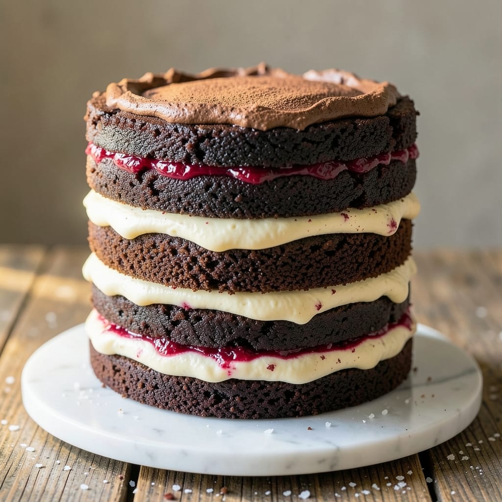 3 Layer Devils Food Cake Recipe: Rich Chocolate Layers With Cream Cheese Frosting Rivers