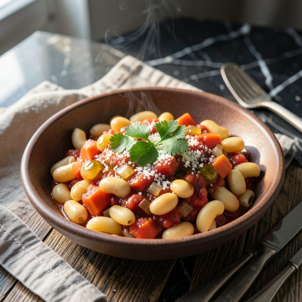 Pasta Fagioli Recipe With White Beans: Rustic Italian Comfort in a Bowl