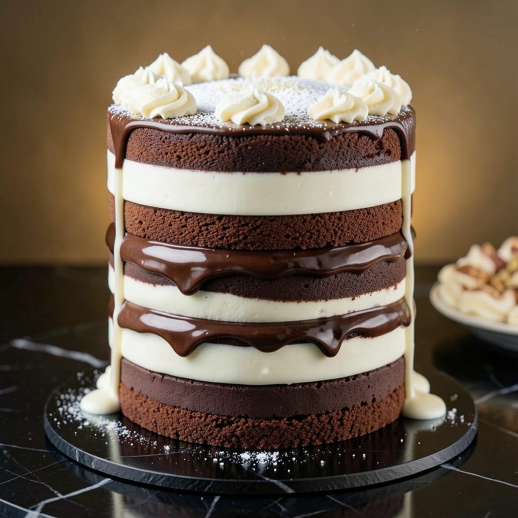 14-Layer Chocolate Cake Icing Recipe: Fondant-Bridged Stability in One Tin
