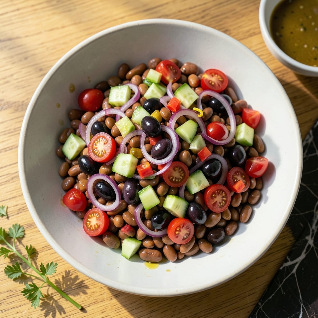 Recipe For Red Kidney Bean Salad: Protein-Packed Mediterranean Freshness Recipe For Red Kidney Bean Salad: Protein-Packed Mediterranean Freshness