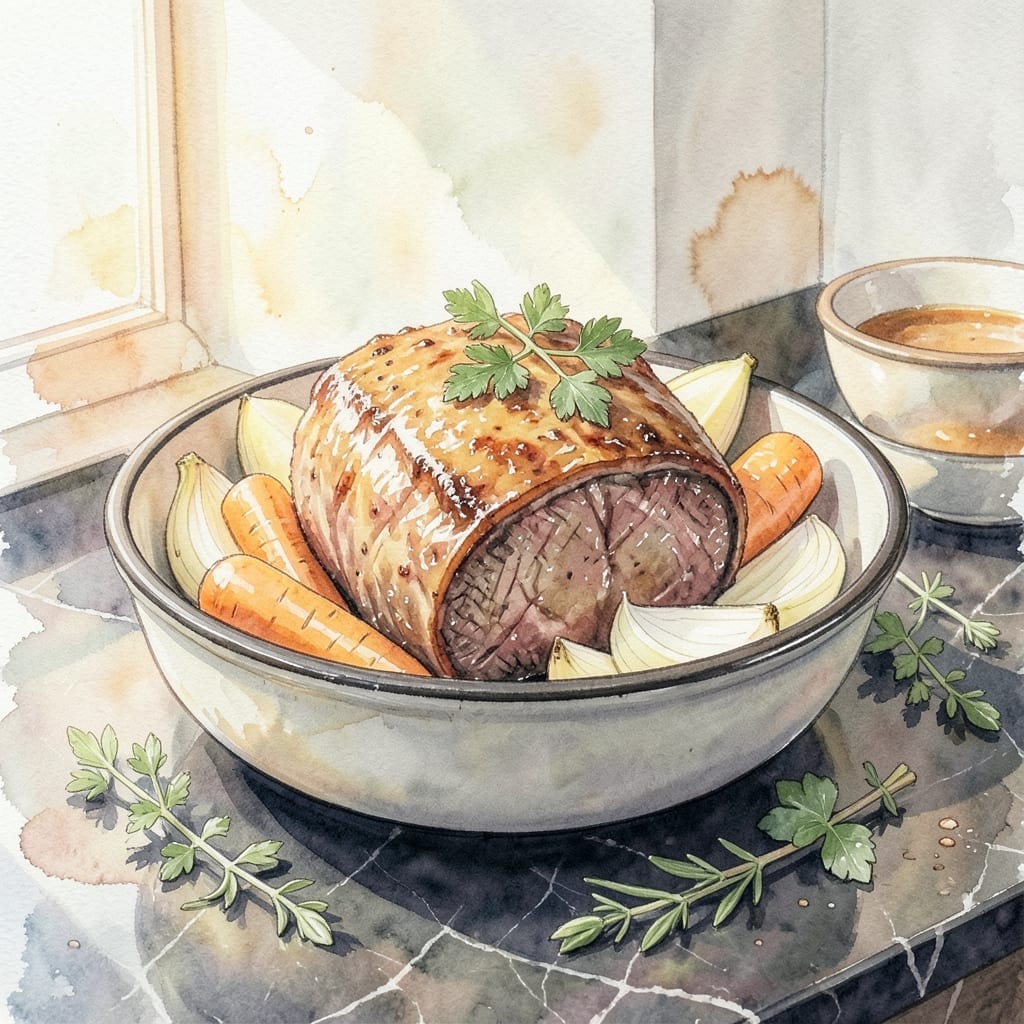 Beef Top Round Roast Recipe Dutch Oven: Slow-Braised Tenderness With Rich Gravy