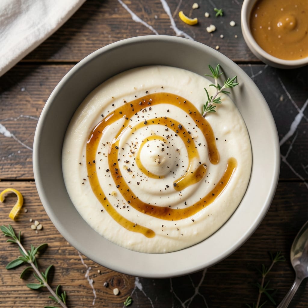 Darius Cooks Dressing Recipe: Tangy Creamy Emulsion for Fresh Greens