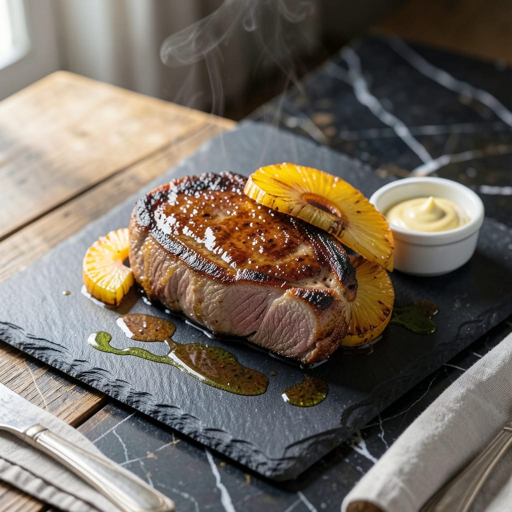 Gammon Steak Recipe: Pan-Seared with Pineapple Glaze