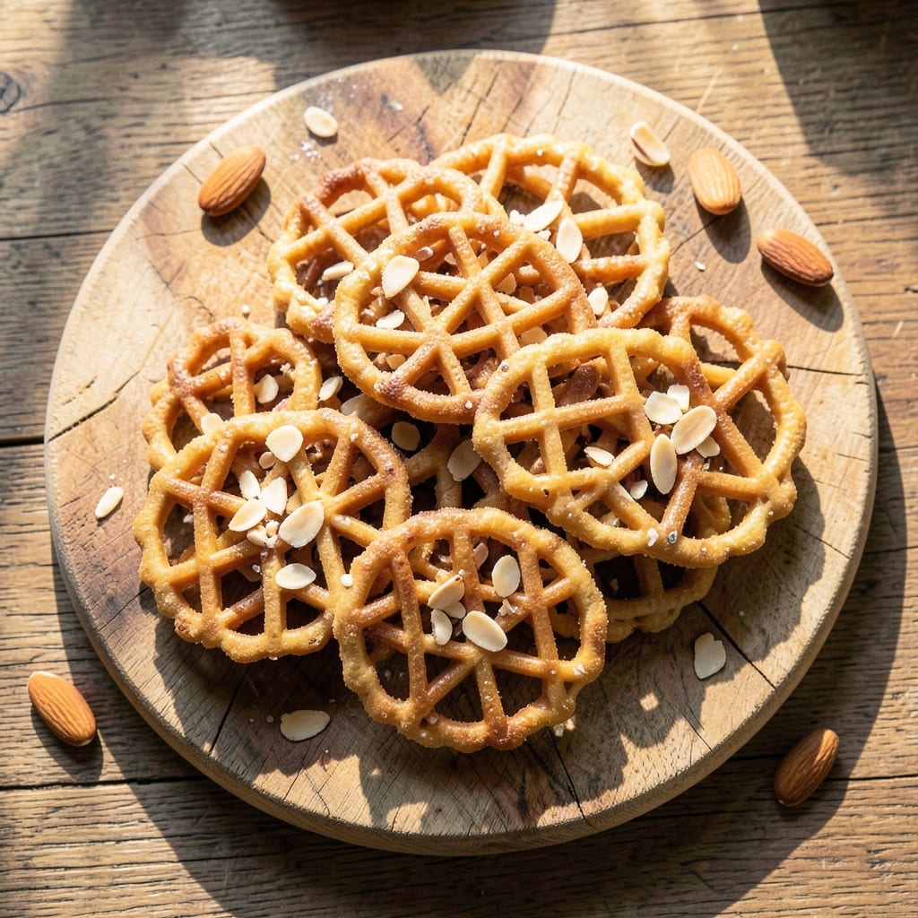 12 Egg Pizzelle Recipe: Iron-Strong Waffle Cookies With Nutty Crunch