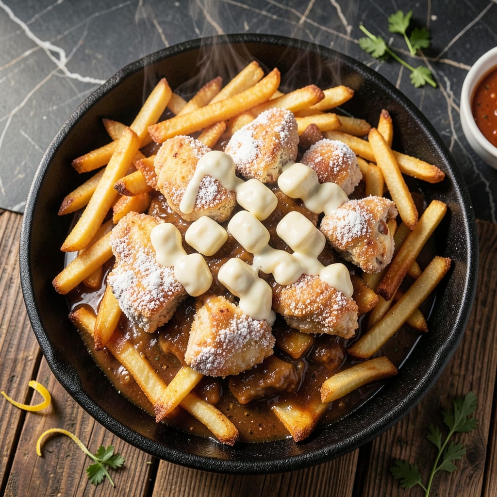 Chicken Poutine Recipe: Crispy Fries and Gravy-Soaked Comfort