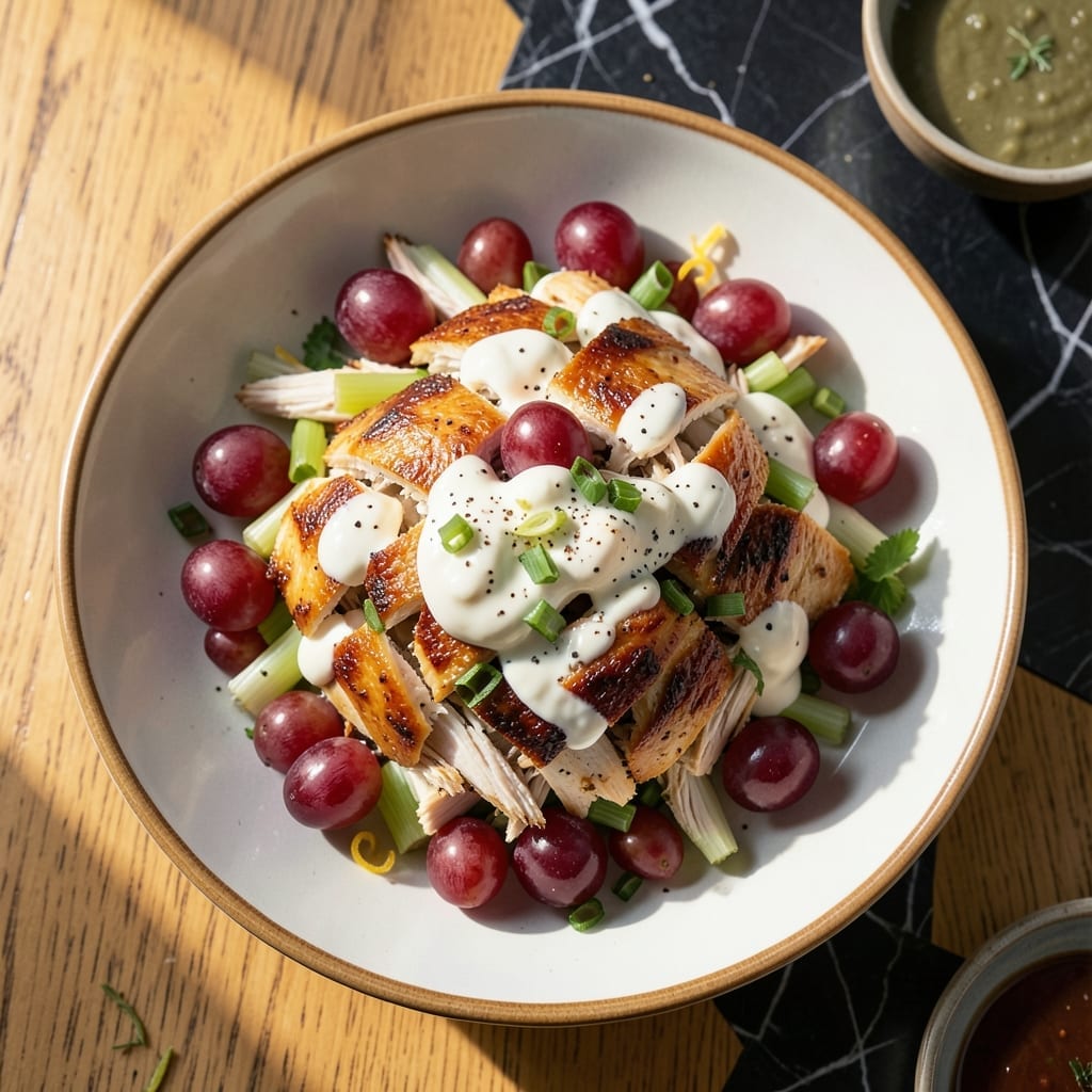 Rotisserie Chicken Salad Recipe With Grapes: Sweet and Savory Protein-Packed Lunch