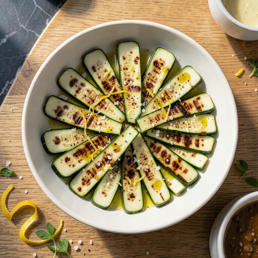 Grilled Zucchini Recipe: Charred Ribbons With Lemon Zest