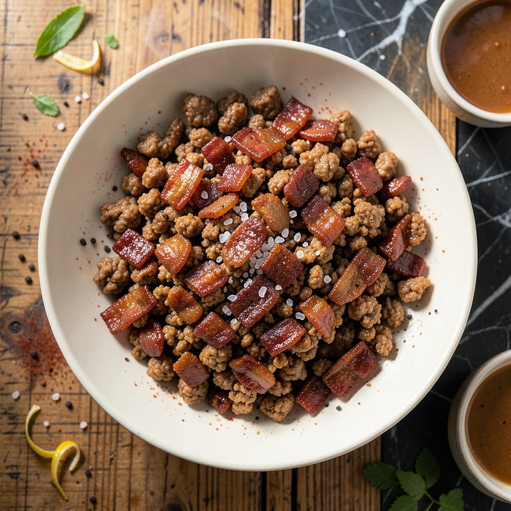 Ground Pork Bacon Recipe: Smoky Crisp Edges at Home
