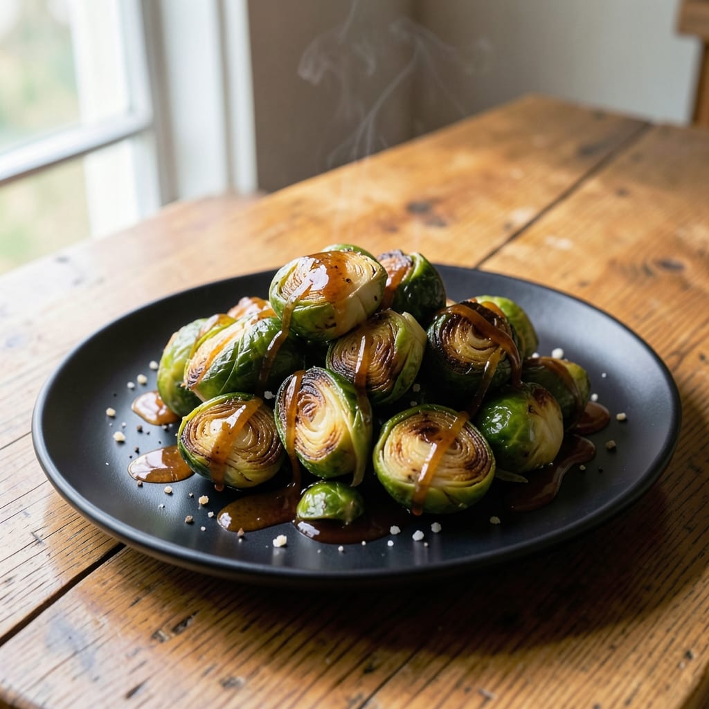 Agave and Rye Brussel Sprouts Recipe: Sweet and Smoky Roasted Bites