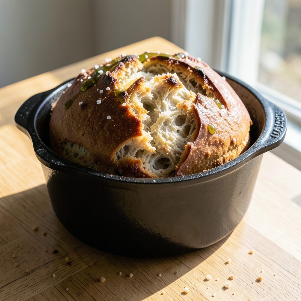 3 Qt Dutch Oven Bread Recipe: Crusty Crust and Airy Crumb in One Batch 3 Qt Dutch Oven Bread Recipe: Crusty Crust and Airy Crumb in One Batch