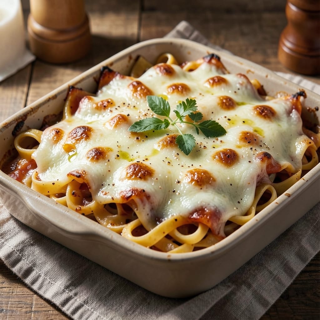 5 Cheese Pasta Bake Recipe: Gooey Melts and Crispy Top Every Layer