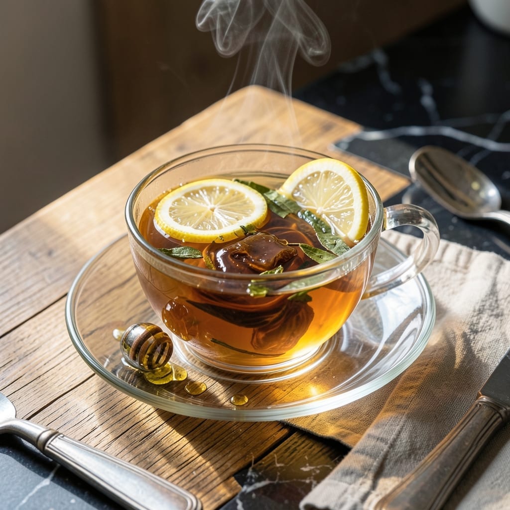 Honey Lemon Green Tea Recipe: Soothing Citrus Infusion
